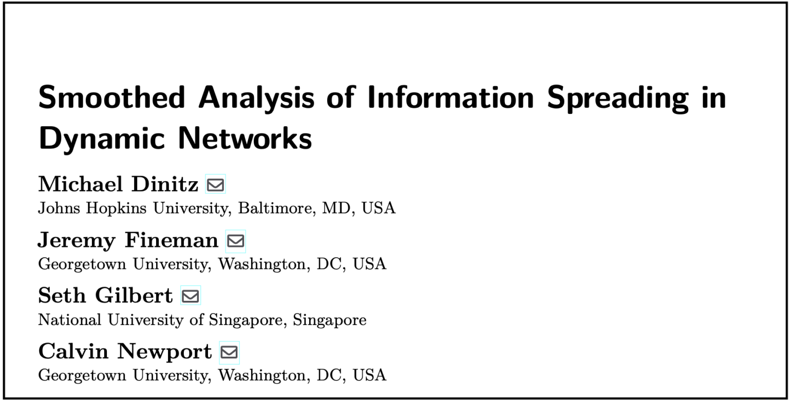 Department of Computer Science University